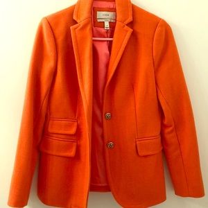 J. Crew Tangerine 🍊 Blazer NWOT